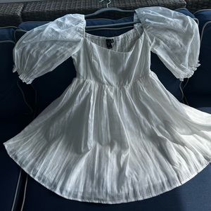 Windsor white cotton size medium 1/2 sleeve dress